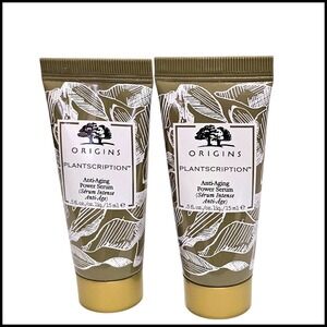 2 x Origins Plantscription Anti-Aging Power Serum 0.5 fl oz / 15 ml